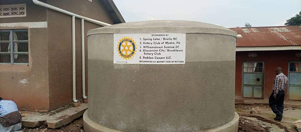 MITYANA WATER TANK COMPLETED